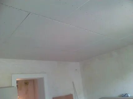 Потолок гипсокартон ровный