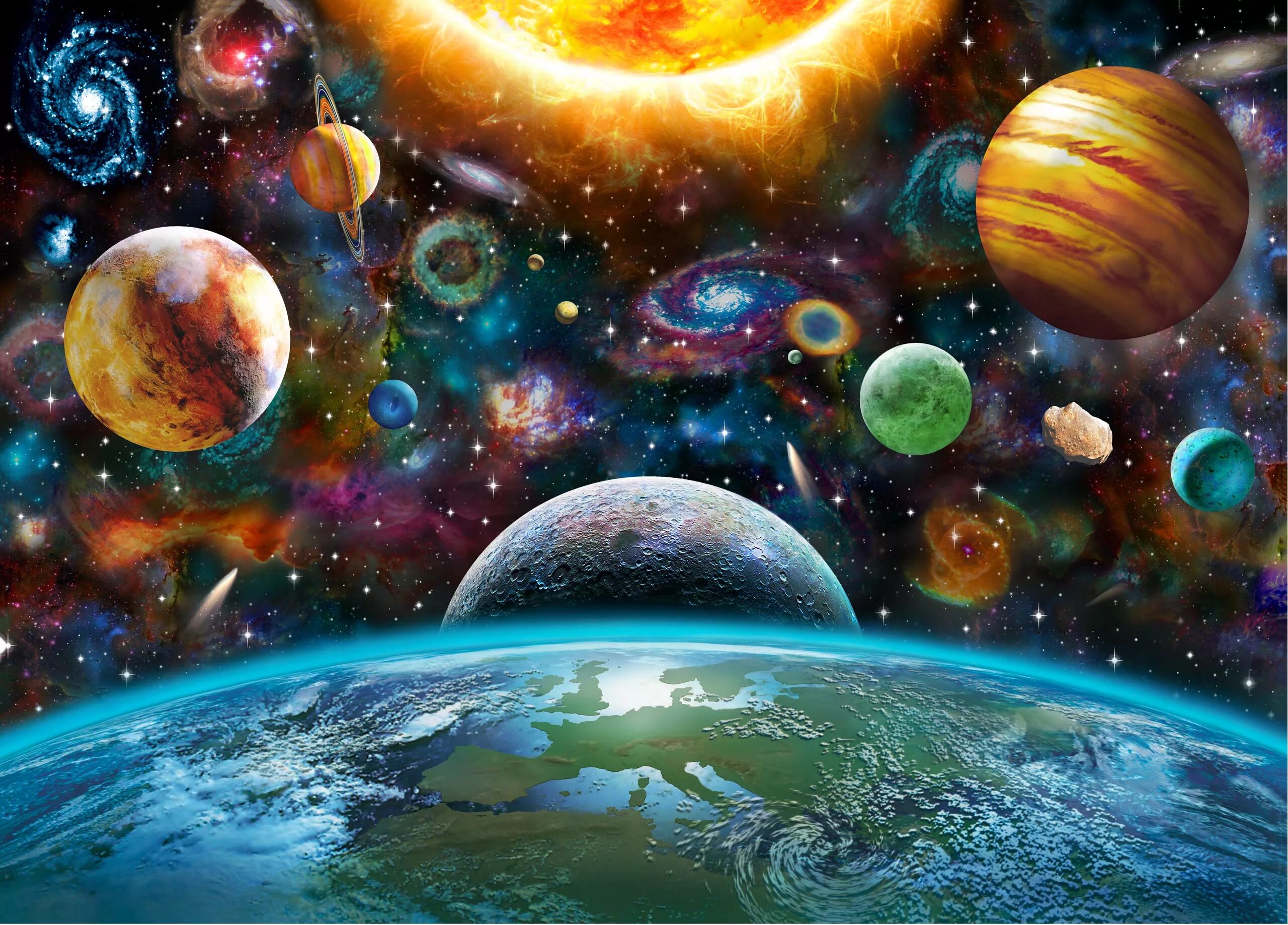 Большие пространство земли. Космос планеты. Красивые планеты. Планеты Вселенной. Звезды и планеты.