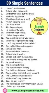 20 sentences