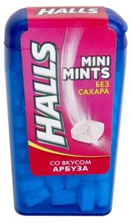 Halls mini mints без сахара