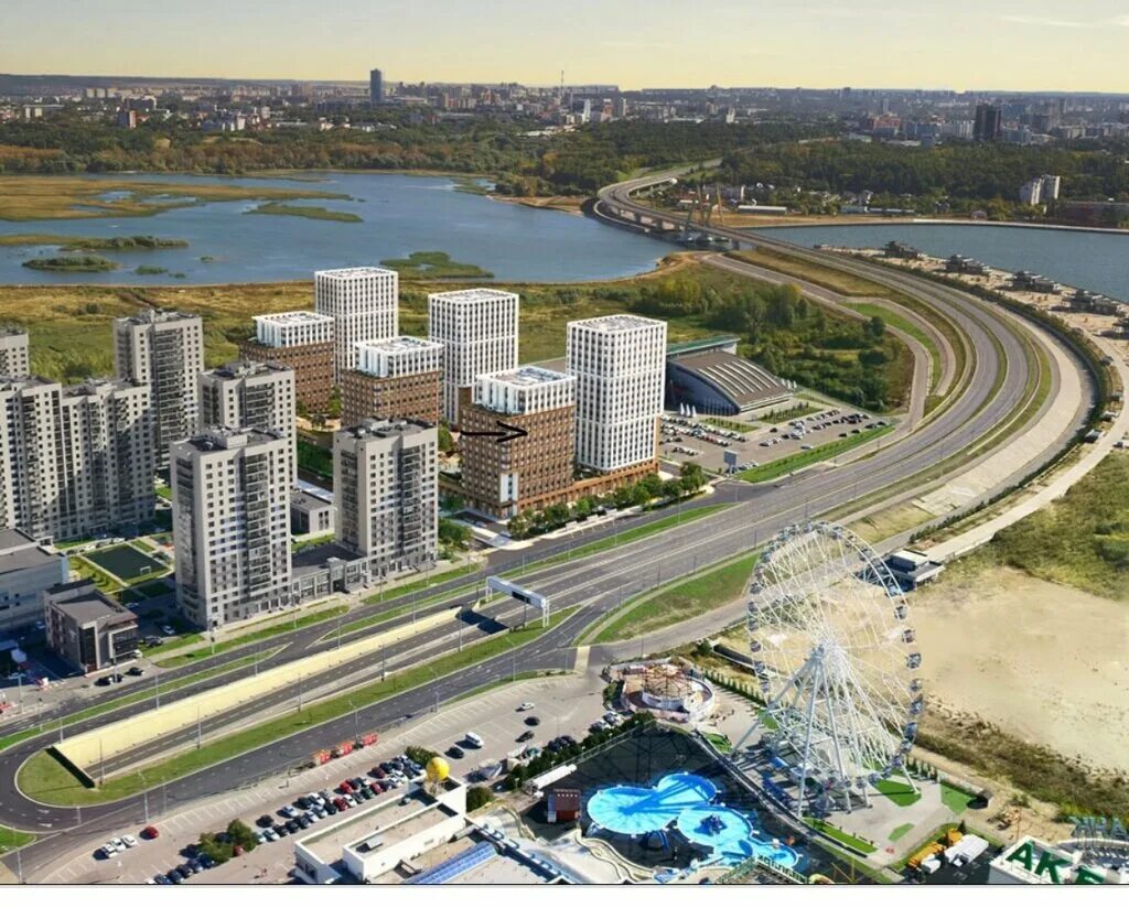Panorama: Apartment on Kozina 5, short-term housing rental, Казань, улица Алексе