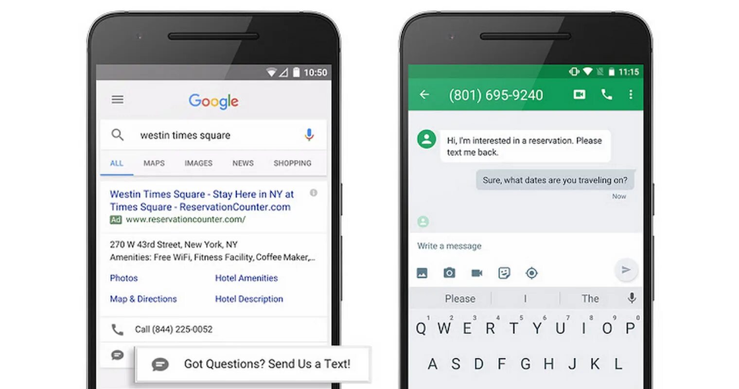 Extensions messaging