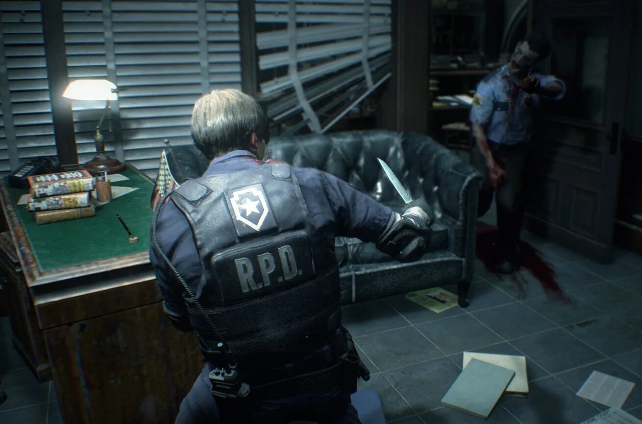 Resident evil игра 2019. Resident evil 2 remake раккун сити.