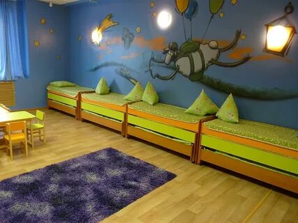 В детском саду всего 4 комнаты