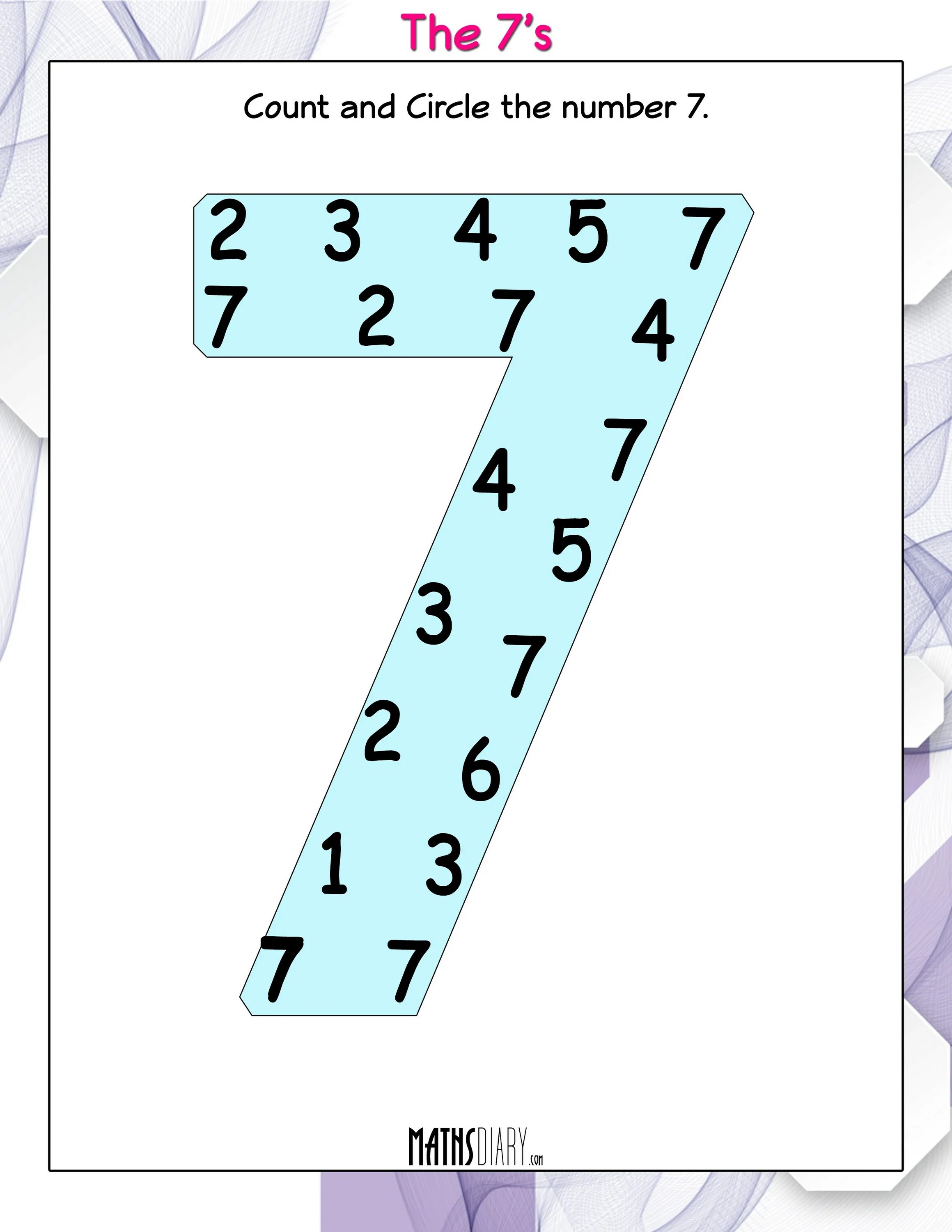 Отгадать число 7