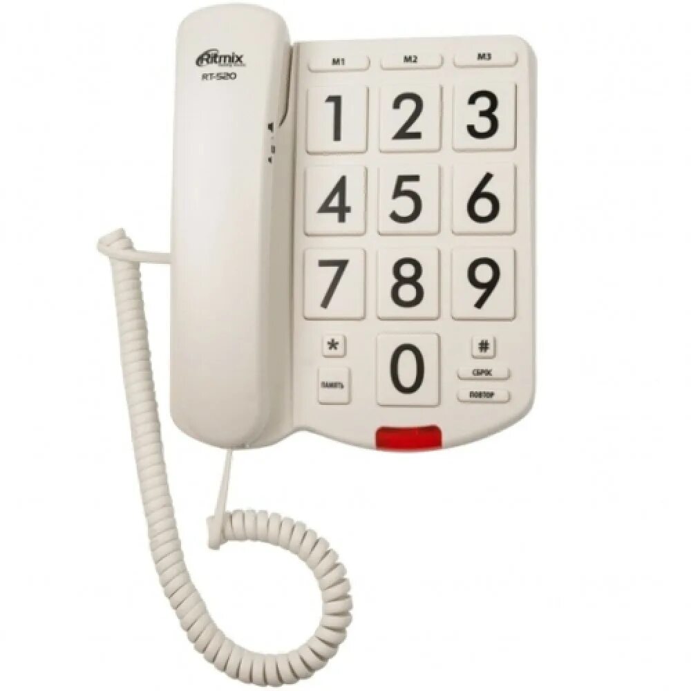Телефон для слабослышащих купить. Ritmix RT-520. Ritmix RT-520 Ivory. Телефон проводной Ritmix RT-520 Ivory. Телефон проводной Ritmix RT-520 Black.