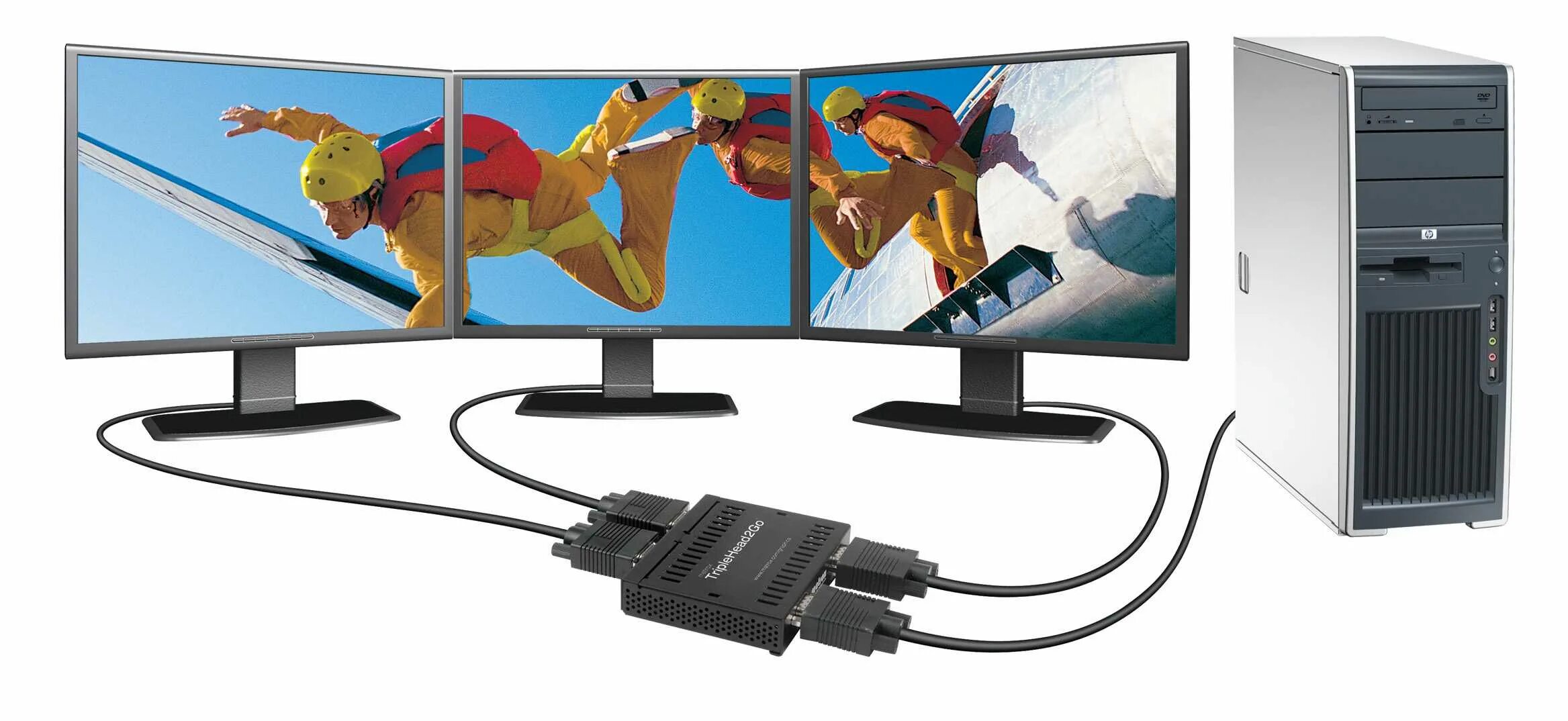 Как сделать два рабочих монитора. Matrox multi monitor adapter для 4 мониторов. мультидисплейный адаптер на 3 монитора. 2 монитора к ноутбуку. ноутбук с 3 мониторами.