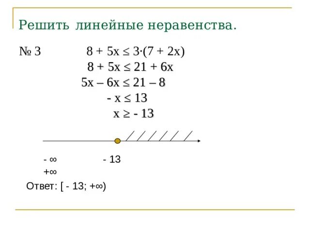 Тест решение неравенств 8 класс