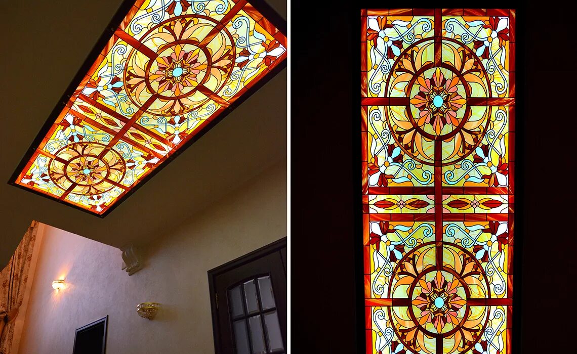 стиль тиффани витражи католического собора. готовые витражи. потолочный витраж. готовые витражи. современный витражвитраж.
