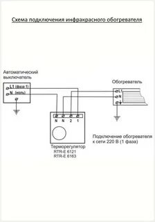 Как подключить терморегулятор к обогревателю