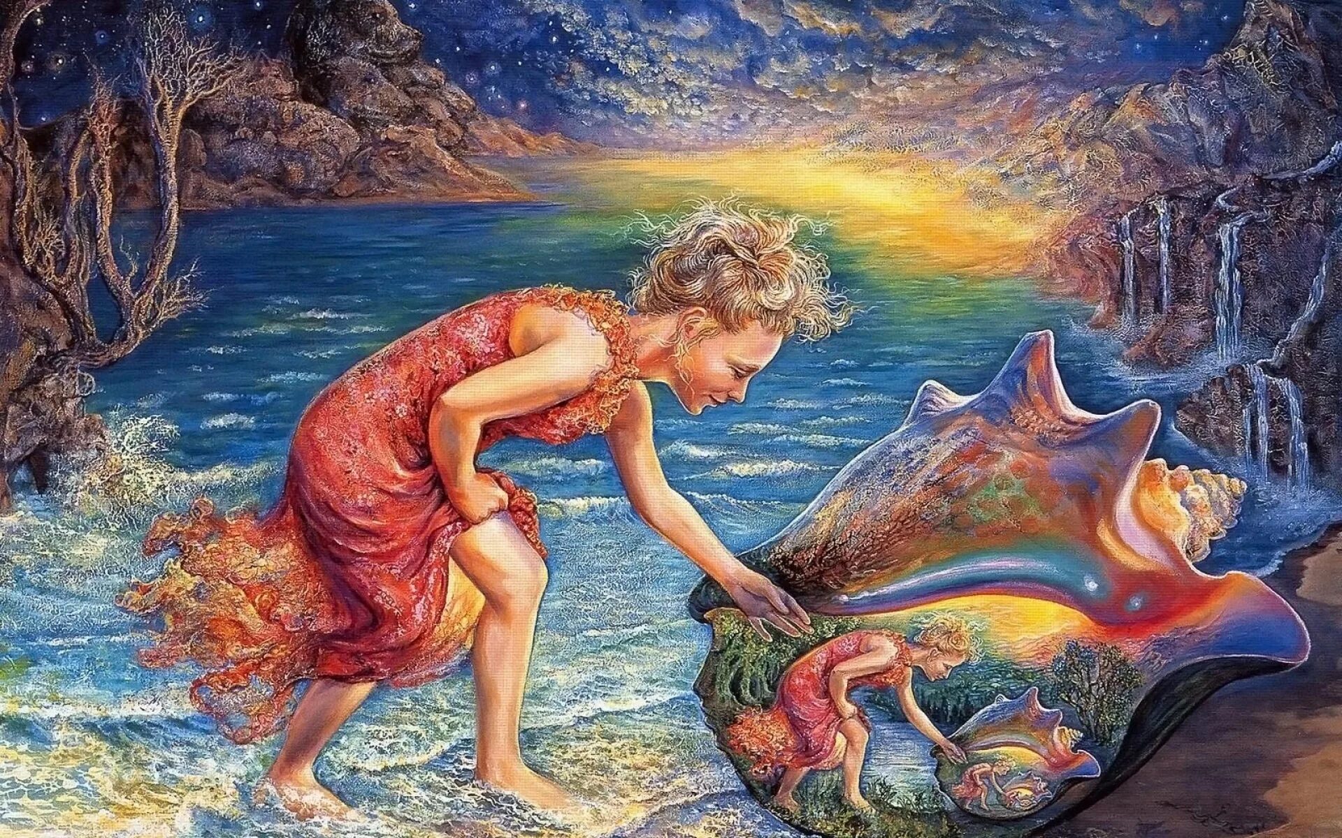 "создавая горы" роберта гонсалвеса. Художник dorina costras. Жозефина уолл сюрреализм. Художественные иллюстрации. Красота и польза в искусстве.