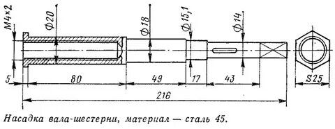 Чертежи насадок