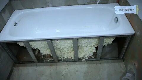 Как установить пластиковую ванную