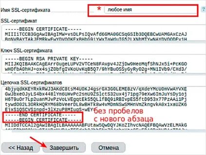 Выпустить ssl сертификат