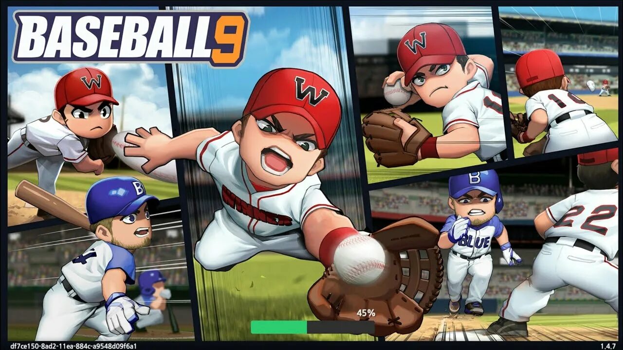 Baseball 9. Baseball Clash character. Game getservice players