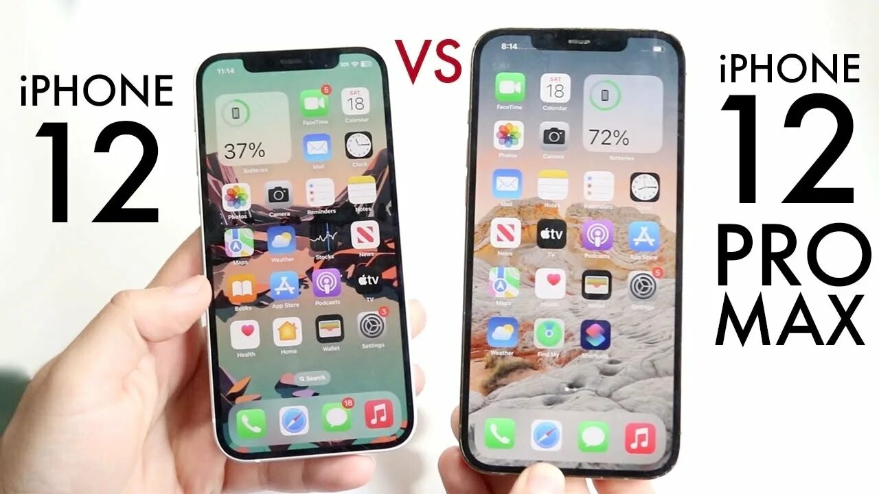 Сравнение iphone 12 и 15