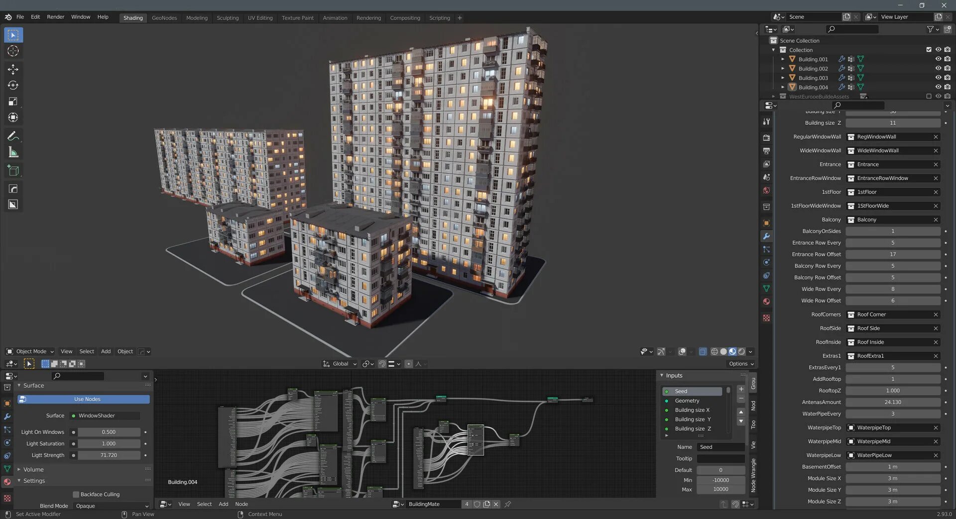 Building nodes