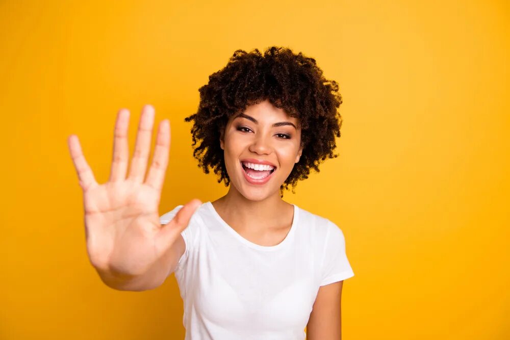 Hands up girl