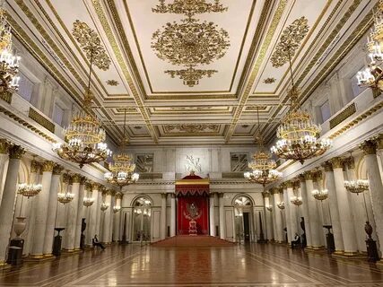 Большой тронный зал в эрмитаже