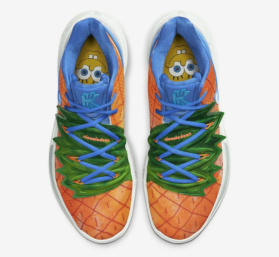 Spongebob 5. Nike Kyrie 5 Pineapple. Nike Kyrie 5 Spongebob Pineapple House. Nike Kyrie 5 Спанч Боб. Nike Kyrie 5 Spongebob Squarepants.