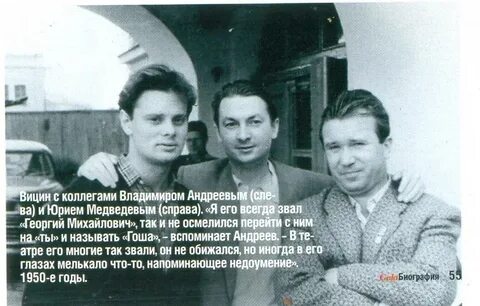 Вицин биография дети