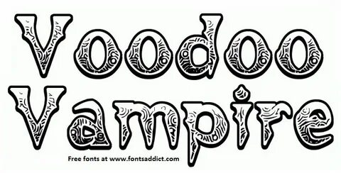 Vampires шрифты