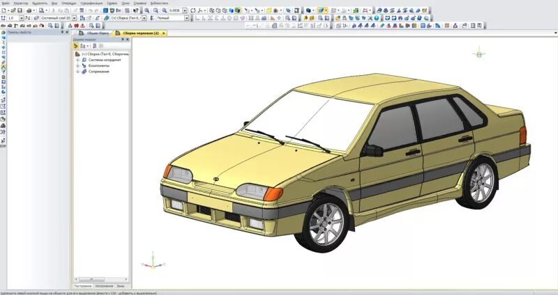 Программа ваз 2115. ВАЗ 2114 компас 3д. ВАЗ 2170 компас 3d. Моделирование автомобиля в компас 3d. 3д модель машины компас 3д.