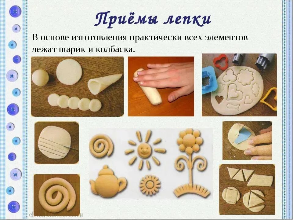 Как слепить тест. Лепка из соленого теста. уроки лепки из соленого теста. лепка из теста для детей. лепим из теста для лепки.
