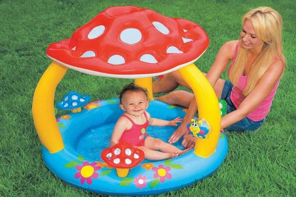 интекс 57470. детский бассейн грибок intex. 102 89. бассейн intex мухомор. интекс 57114.