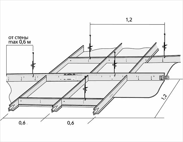 Подвесной потолок т 24. Схема каркаса потолка Армстронг. Схема крепления подвесного потолка Армстронг. Схема монтажа потолка Армстронг 1200х600. Схема подвесов потолка Армстронг.