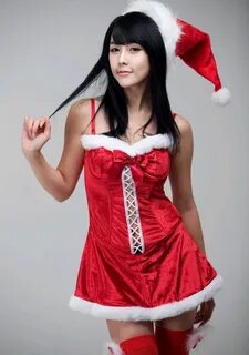 Sexy Santa Racing Girl, Lee Ji Woo HOT Korean Models.