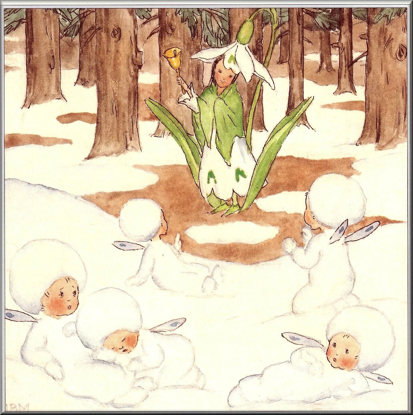 Сказка 4 месяца. Г х андерсен подснежник. сказка андерсена подснежник. elsa beskow картины.