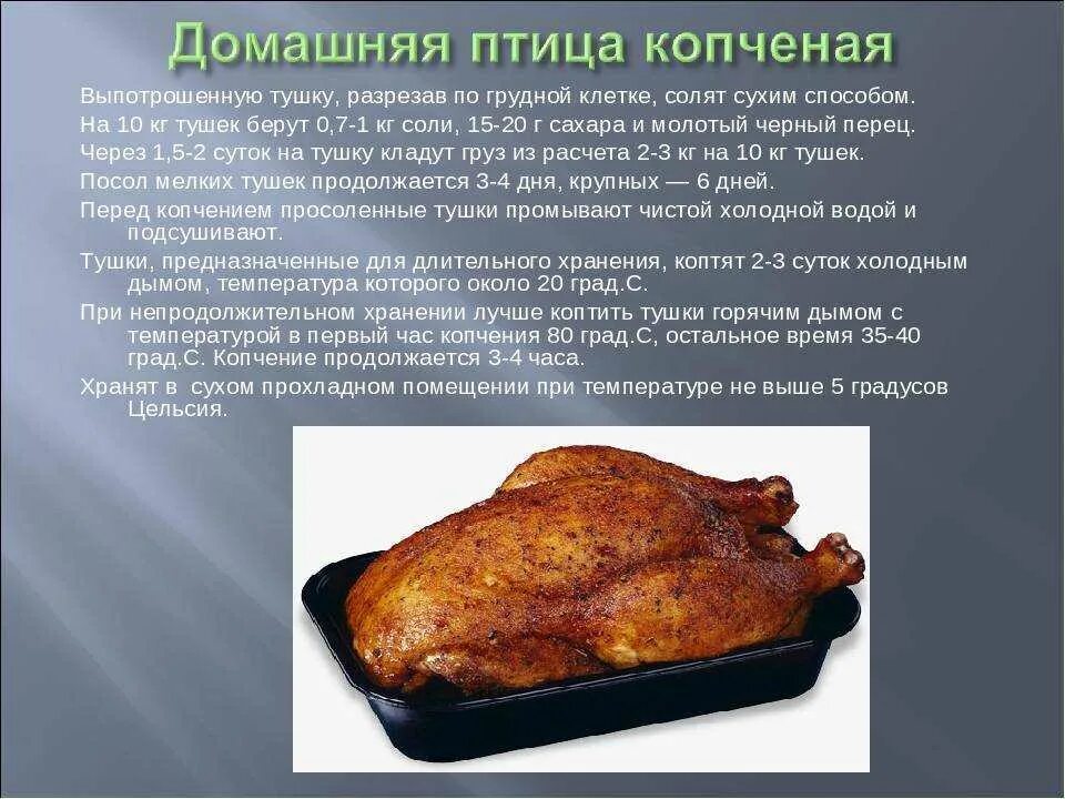Сколько коптить домашнюю курицу