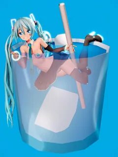 kemkem, hatsune miku, 3d, 1girls, black legwear, black stockings, blue eyes...