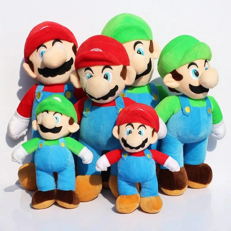 Купить mario bros. Плюшевый Марио и Луиджи. Мягкая игрушка супер Марио super Mario. Мягкая игрушка Luigi Bros. Super Mario Bros игрушки мягкие.