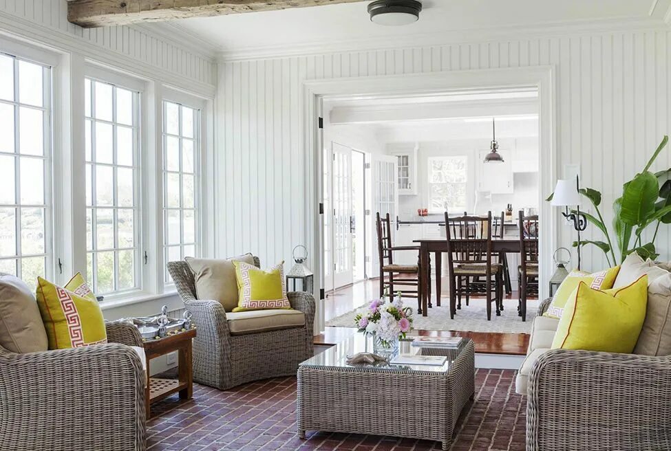 Coastal style home in North Carolina showcases inviting living spaces