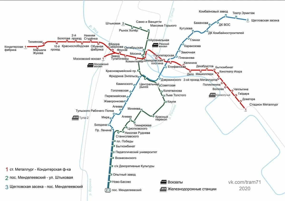Схема маршрутов трамваев Тула. Схема трамваев Тула 2020. Тульский трамвай схема. Схема 12 трамвая в Туле.