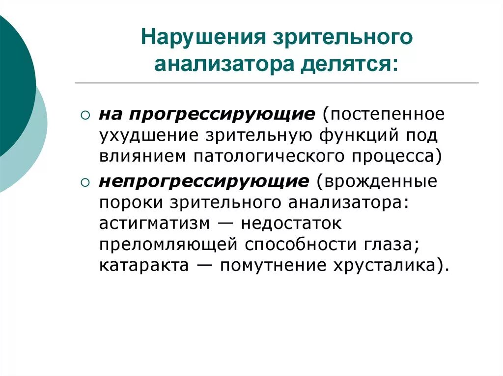 Причины нарушения зрительных функций. Нарушение функций зрительного анализатора. Причины нарушения работы зрительного анализатора. Приведите причины нарушения работы зрительного анализатора.