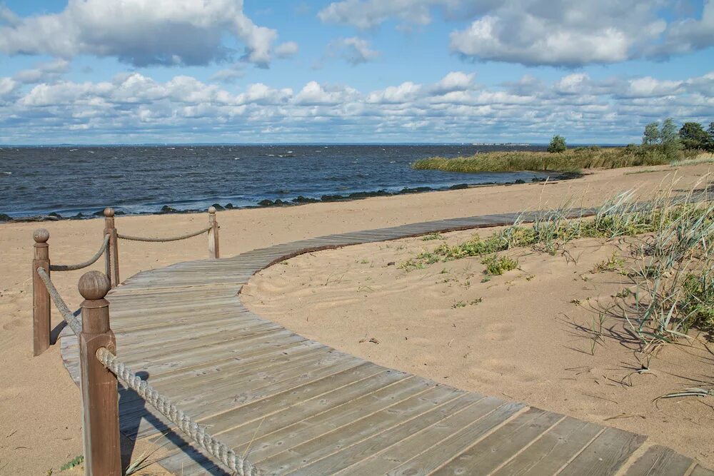 Пляж в кронштадте