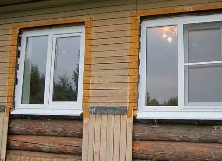 Новые окна в деревянном доме