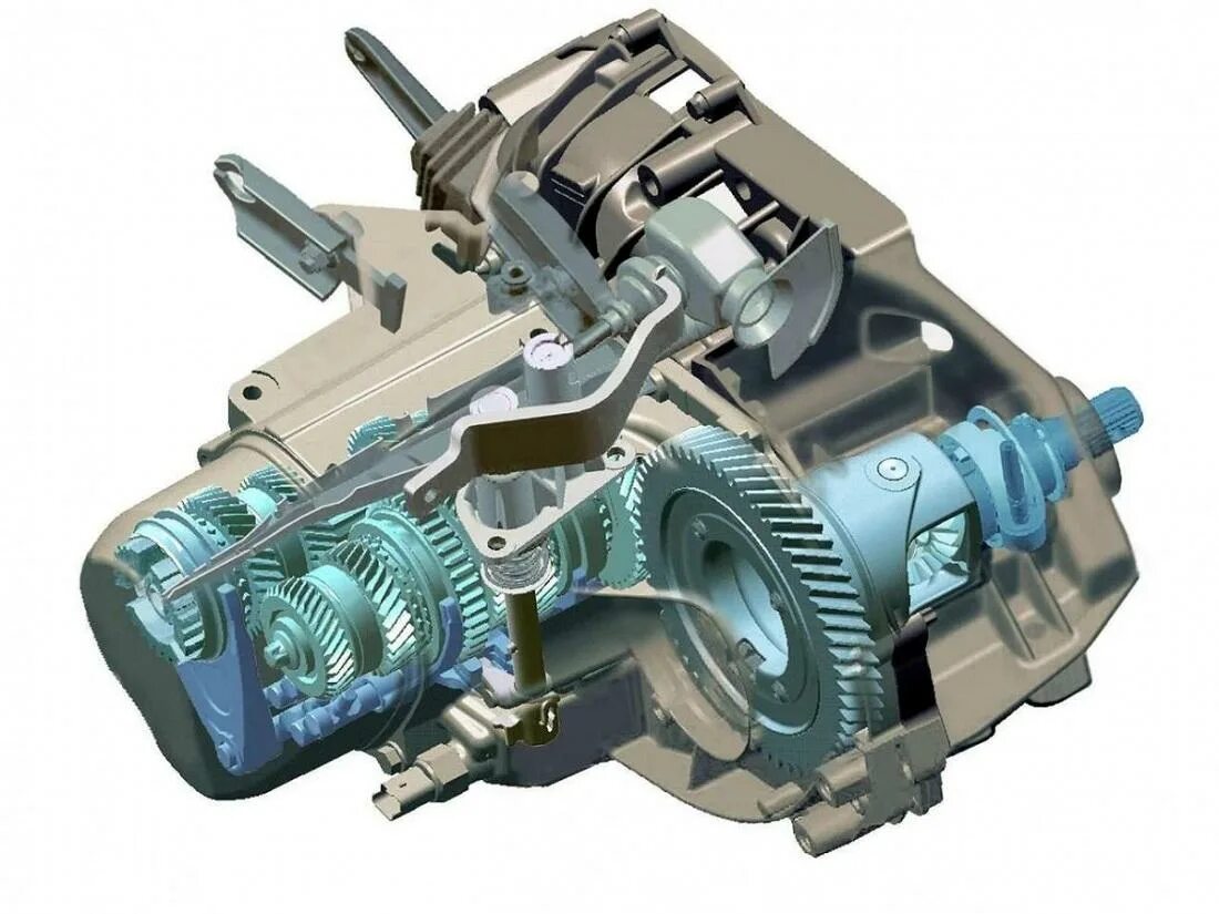 Рено клио 2 роботизированная кпп. Коробка передач рено логан в разрезе. 6. Трансмиссия логана. Схема коробки передач рено логан 1.