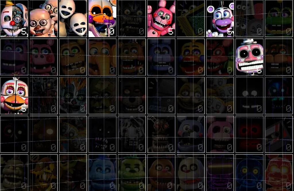 Fnaf custom night на андроид. Ультра кастом найт 560 аниматроников. ultra custom night 520. fnaf 1 ultra custom night. ultra custom night 520 аниматроников.