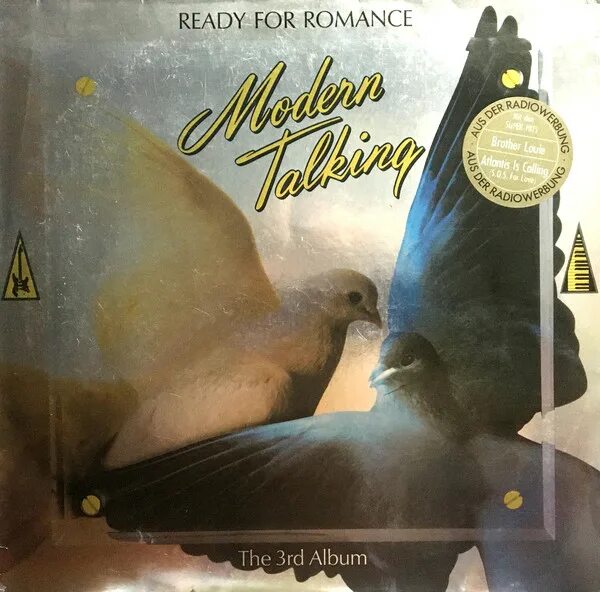 Пластинка виниловая Modern talking ready for Romance. 3.1986.Ready for Romance (the 3rd album). Modern talking - 1986 - (the 3rd album) ready for Romance. Modern talking ready for Romance 1986 LP. Ready for romance