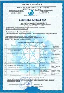 Породы горные технические условия