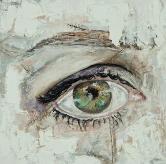 Painted eye