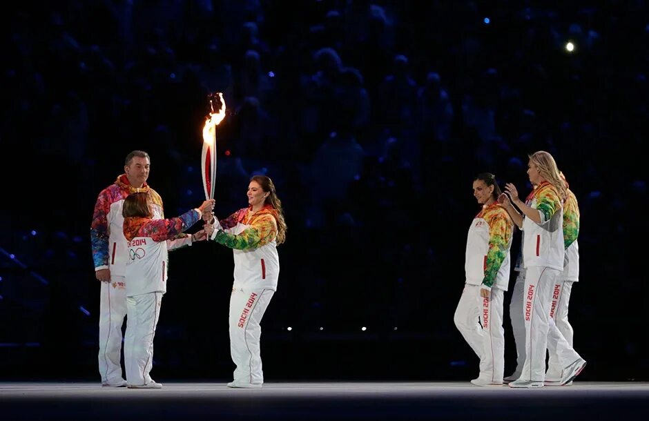 Церемония олимпиады 2014