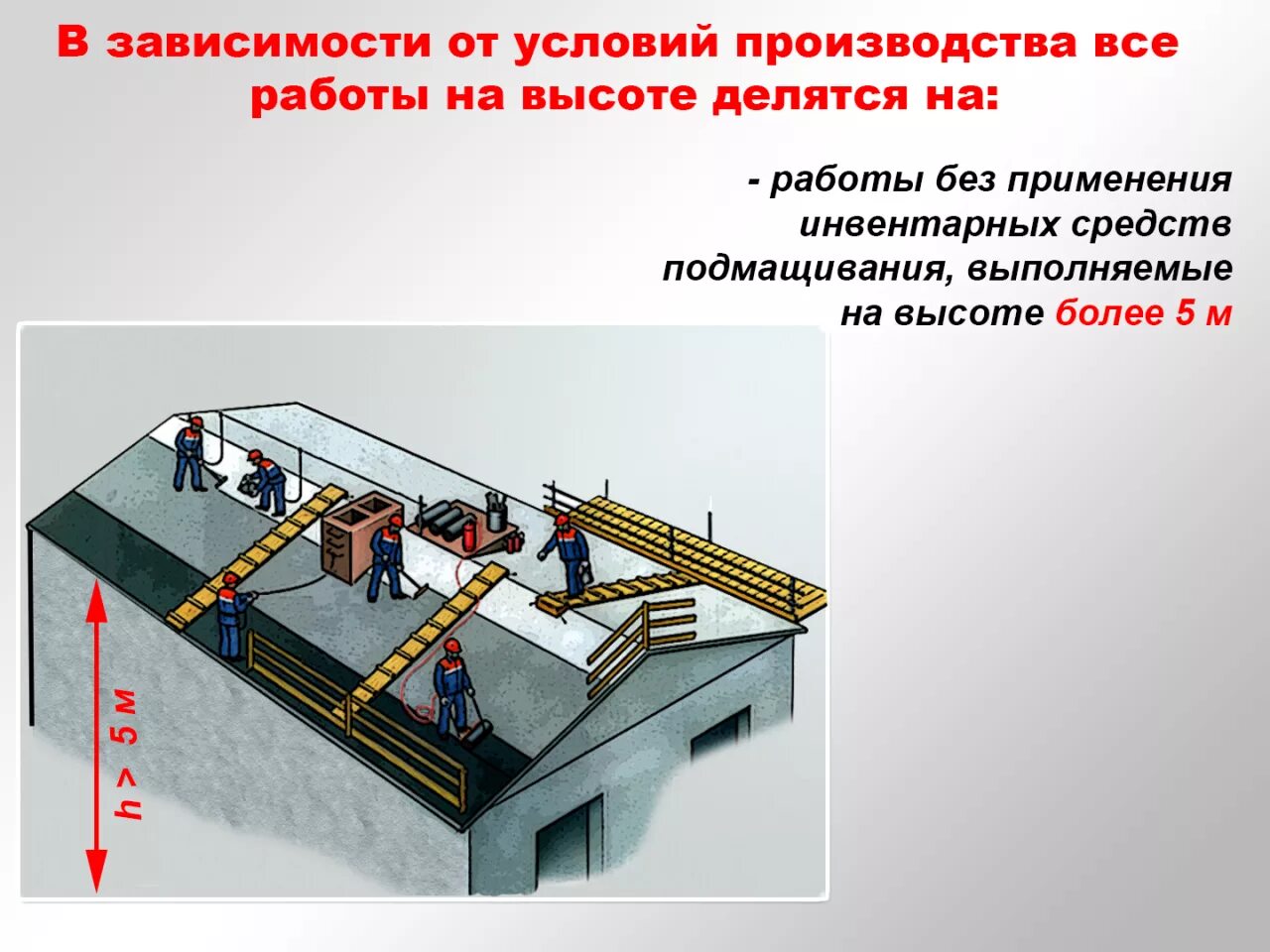 И материалов а также выполнить. Работы на высоте без применения средств подмащивания. Средства подмащивания на высоте. Производство работ на высоте. Без применения средств подмащивания что это.