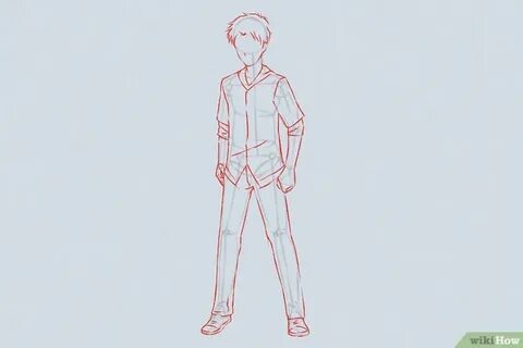 Как нарисовать парня поэтапно