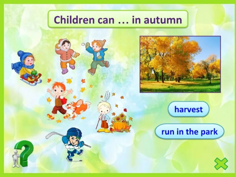 Describe seasons. Activities in autumn. Seasons and weather презентация. What can i do in autumn. What can you do in autumn.