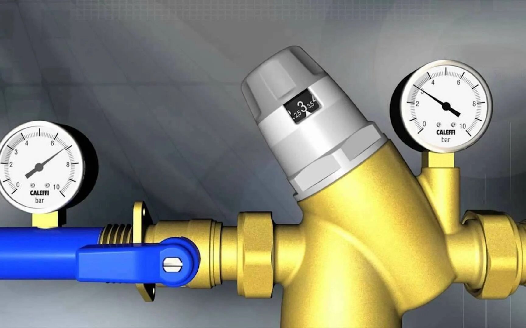Давление в водопроводе многоквартирного дома. Регулятор давления Caleffi. Регулятор давления воды Caleffi 3/4 535. Caleffi манометр для воды. Картридж редуктора давления Caleffi.